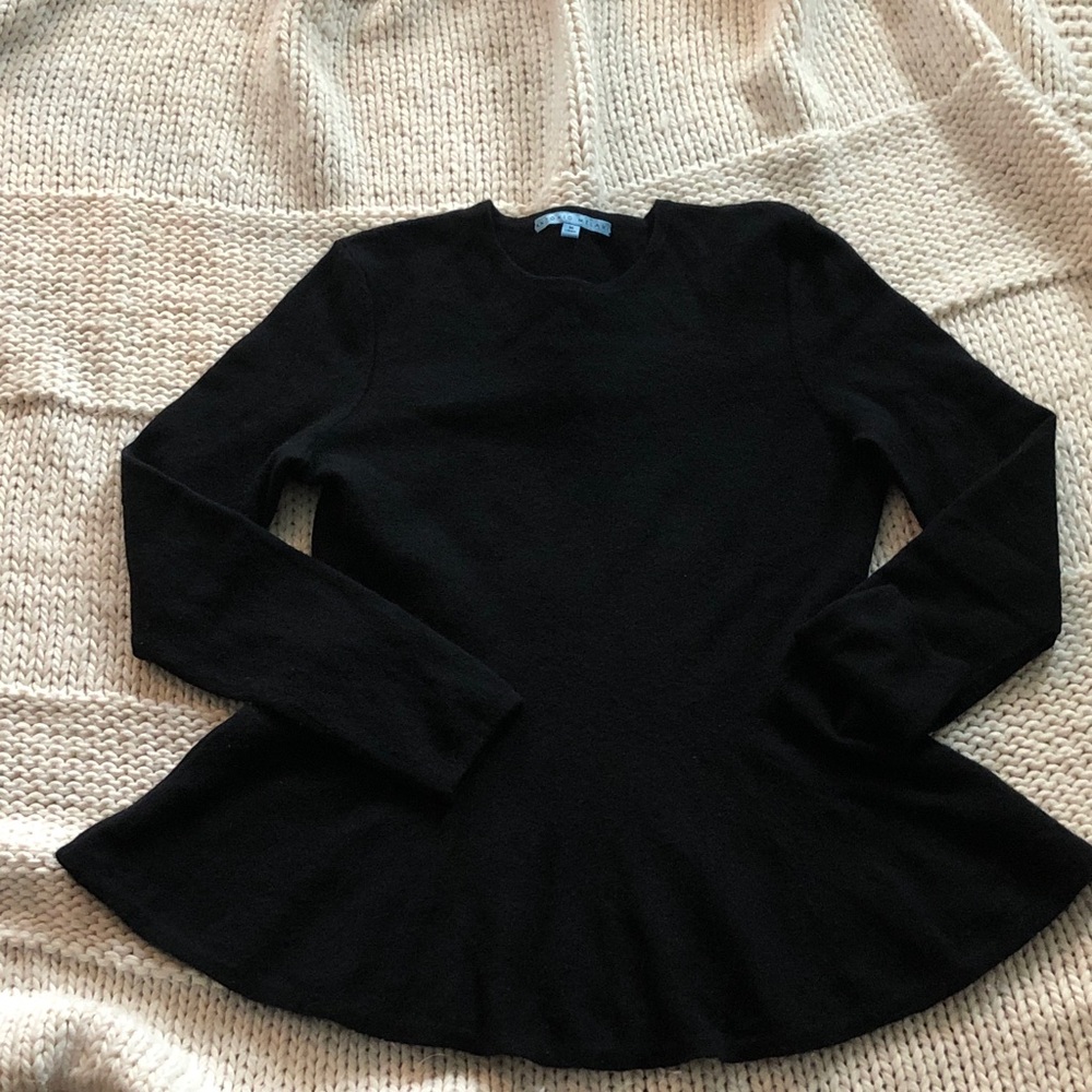 ANTONIO MELANI cashemere Black Long Sleeve Top